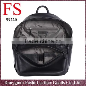Wholesale Western Style Men's School Leather Outdoor Backpack thumbnail-5