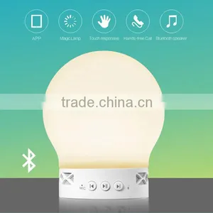 Smart LED Lamp Bluetooth Speaker Tap Control Android IOS APP thumbnail-2