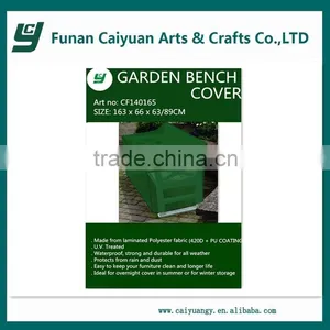 Waterproof Low Outdoor Furniture Cover Garden Bench Dust Cover thumbnail-2