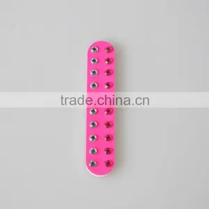 Wholesale Custom Bling Acrylic Rhinesone Nail File Emery Board Nail Care Coloful Nail File Factory thumbnail-4