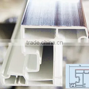 88 Three Tracks Upvc Window Profile China Good Quality 88 Sliding Series Upvc Profile thumbnail-1