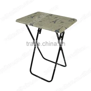 Metal Wood Foling Tray Table thumbnail-3