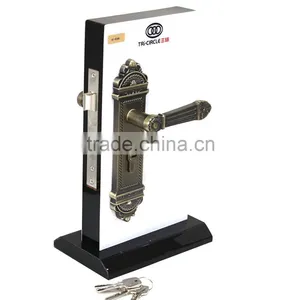 TRI-CIRCLE Zinc Alloy Handle Door Lock, Door Lock With Handle ,door Locks and Handle Lock Set thumbnail-5