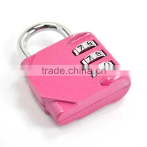 Trendy 3 Digital Combination Padlock/Lock Colorful Keyless Door Padlock Safe Lock thumbnail-1