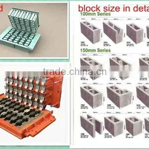 QT6-15 Interlocking Full Automatic Cement Concrete Burning-free Hollow Block Molding Machine thumbnail-5