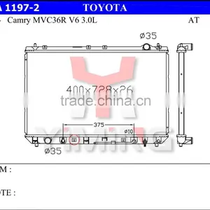 Radiator for Toyota Camry MVC36R V6 thumbnail-1