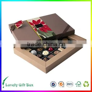 Flower Printed Small Box Chocolate Gift Box thumbnail-4