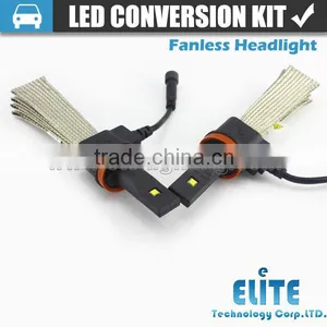 2015 Newest Led Headlight Type 6500k 2500LM H8 Led Auto Headlights Without Fan thumbnail-2