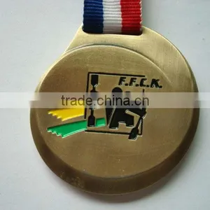 Soft Enamel Zinc Alloy Ribbon Medallion thumbnail-1