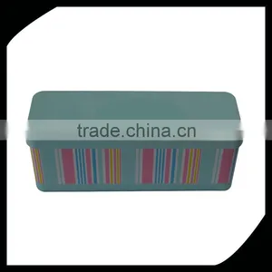 Metal Pencil Tin Box/customized Pencil Tin Box/rectangle Hinged Metal Pencil Pen Tin Box thumbnail-1