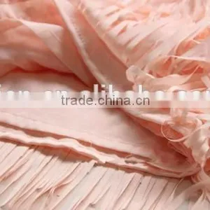 Lovely Tassels Girls Pink Dress Sleeveless Fashion Girls Pink Dress thumbnail-5