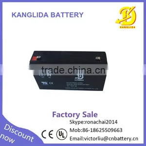 Factory Direct Sale 6v7ah Valve Regulatd Lead Acid Battery Ups Batteries thumbnail-1