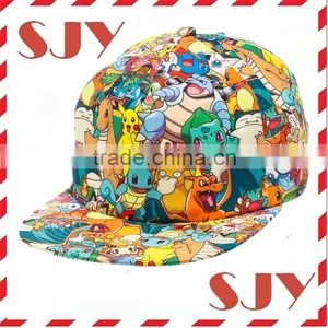 Custom Design 6 Panel Wholesale Floral Snapback Hat thumbnail-5