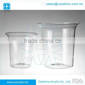 Plastic Acrylic Tongs Clear Wine Rack Wine Cooler Ice Bucket thumbnail-2