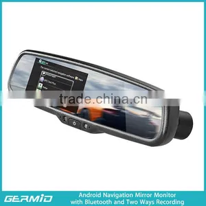Android Car Rearview Mirror GPS Navigators,bluetooth,dvr Recording thumbnail-5