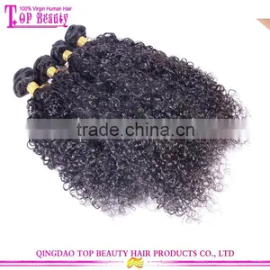 Supper Quality Curly Remy Hair Extension no Acid no Chemical Mongolian 100 Human Hair thumbnail-4