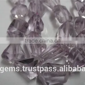 Pink Amethyst Nugget Laser Cut thumbnail-2