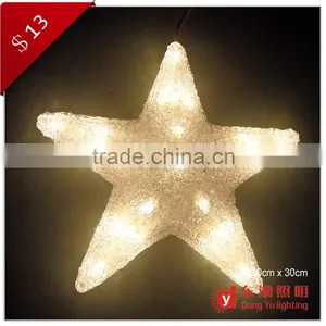 Christmas LED Light Motif Star, Christmas Decoration, Acrylic LED Outdoor Star thumbnail-1