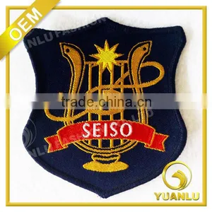 Custom Sew-On Clothing Labels Woven Logo Patches Wholesale thumbnail-3