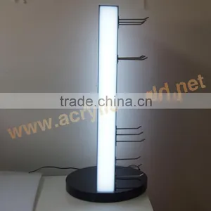 Led Acrylic Knife Display Stand With Rotating Base thumbnail-4