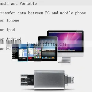 Paypal Acceptable Custom Logo 3 in 1 Usb Flash Drive u Disk for Mobile and Computer thumbnail-6