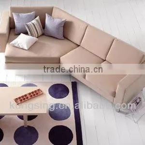 Living Room Furniture Leather Sectional Sofa Set thumbnail-1