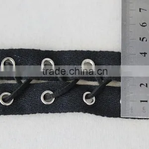 100% Cotton Lace Matal Eyelet Embroidery Lace Trim in Black Color for Ladies thumbnail-6
