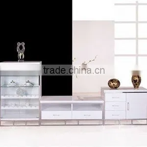 High Quality Mdf Glass tv Table thumbnail-1