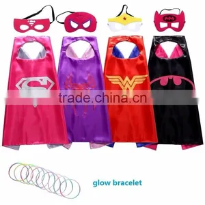 (MANUFACTURER)Wholesale Popular Cosplay Boy Hero Mask Superhero Capes With Mask Superhero Cape thumbnail-2