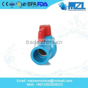 MZL PVC BALL VALVE IN BLUE COLOUR HIGH GOOD QUALITY MADE IN CHINA thumbnail-2