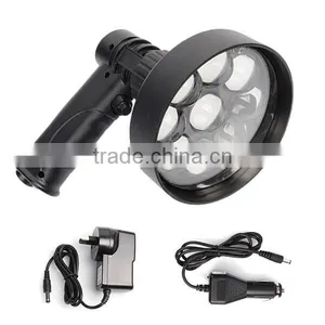JGL New Product CREE 27W LED Handheld Spotlgiht Rechargeable 2200lm Led Security Torch for Police thumbnail-6