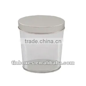Chinese Tinbo Factory Sell Oval PET Tin Can thumbnail-1