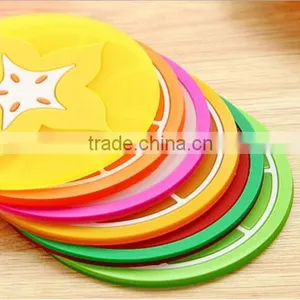 Silicone OEM Coaster,round Shape Mats for Wine Glasses thumbnail-4