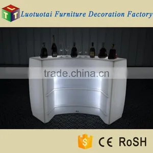 LED Remote Straight Bar Counter/ Hot Sell LED Rechargeable Bar Counter/LED Outdoor Lawn Use Bar Counter thumbnail-3