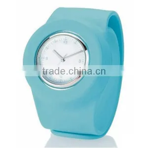 Promotion GIft -Fashion Cheap Wholesale Silicone Kids Slap Band Watches thumbnail-1