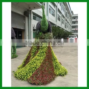 Garden Decoration Artificial Peacock Green Sculpture thumbnail-3