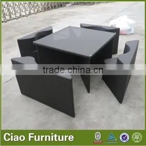 Garden OUTDOOR Restaurant Glass Dining Tables and Chairs thumbnail-1