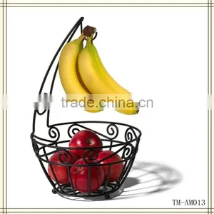 Black Scroll Fruit Basket thumbnail-1