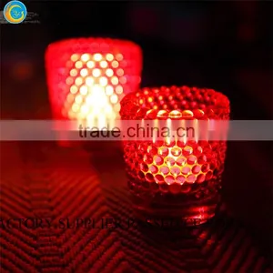 Glass Color Pearl Tealight Candle Holders thumbnail-2