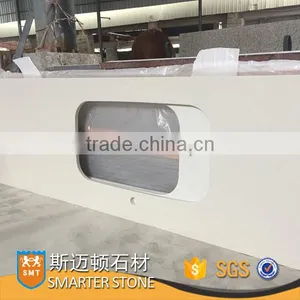 SMT Pure White Quartz Bathroom Vanity thumbnail-1