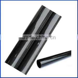 3k Twill Glossy Finished Carbon Fiber Tube thumbnail-1