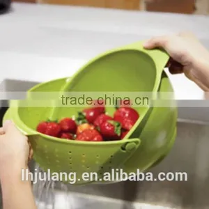 Useful Plastic Fruit/Vegetable Basket With Strainer Function/Plastic Dropping Fruit Basket thumbnail-5