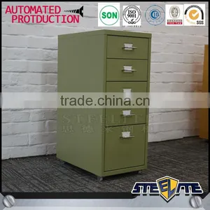 Knock Down Furniture Colorful IK Free Standing Storage Dresser With 5 Drawer thumbnail-1