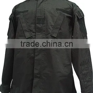 SWAT Airsoft Black BDU Uniform Set Shirt Pants thumbnail-2