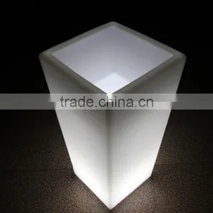 16 Colors Changing Remote Control Led Light Plastic Flower Pots, Led Ice Bucket thumbnail-5