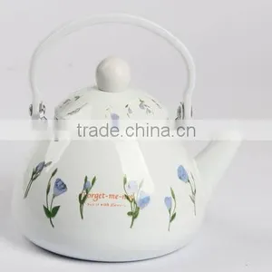 2.0L Enamel Tea Kettle With Plastic Handle thumbnail-1