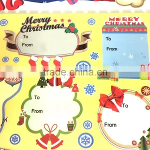 Gift Tag Rub-on Transfer Sticker, Gift Tag Sticker, Christmas Gift Sticker thumbnail-3