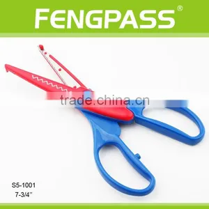 S5-1001 7.75 Inch 2Cr13 Stainless Steel Blade With Colorful Plastic Handle Color Scissors For Kids thumbnail-2