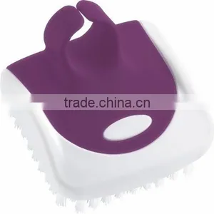 Kitchen Utensil Plastic Finger Handy Vegetable Fruit Cleaning Brush Veggie Scrub Brush thumbnail-1