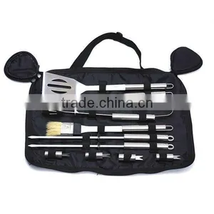BQ-0031 / 10 Pcs Stainless Steel Handle Bbqs thumbnail-1